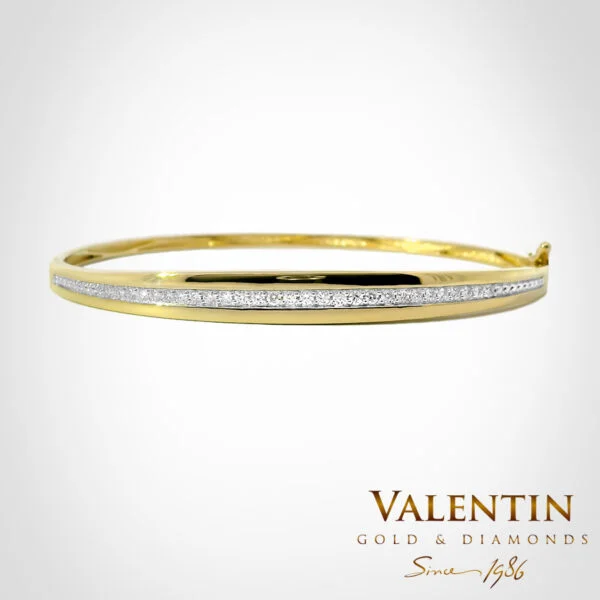 Women's Gold Bangle 8130 – yellow gold