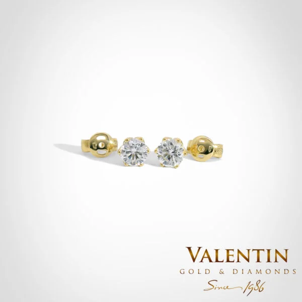 Gold Earrings 7592 – yellow gold