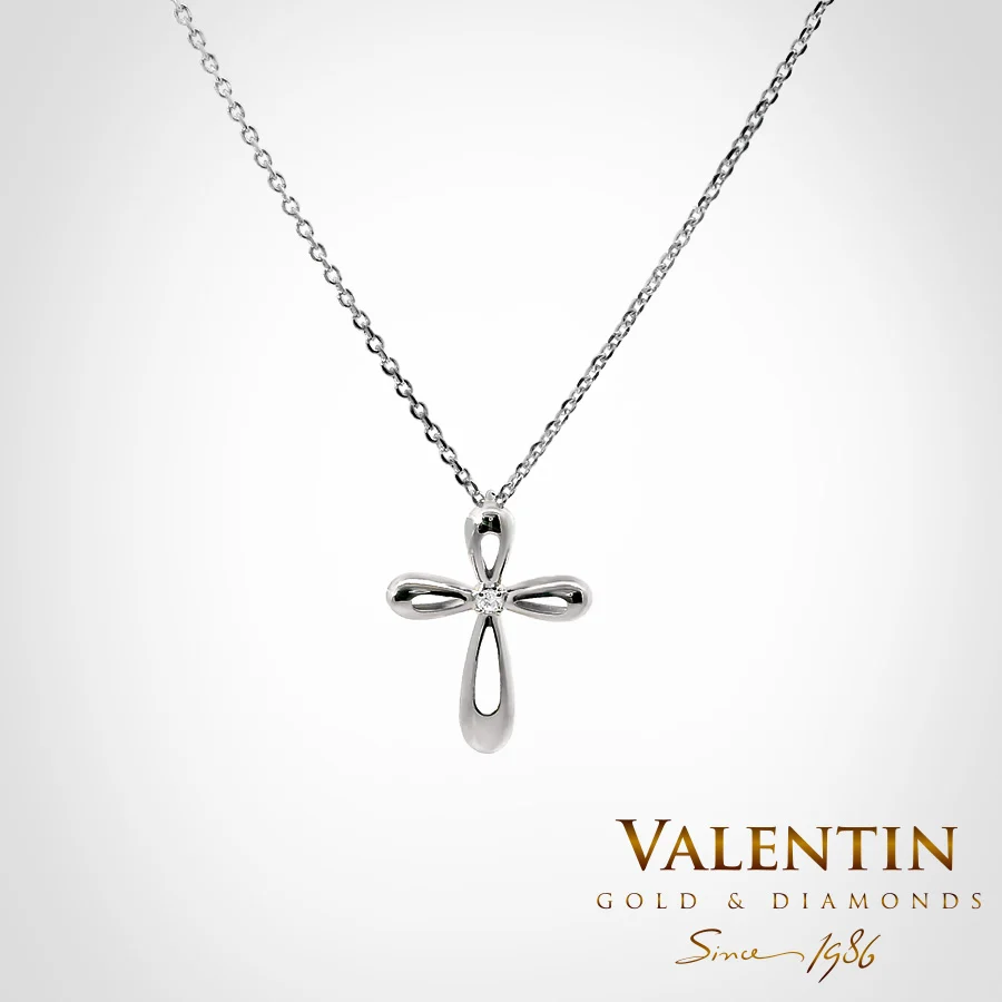 Gold Cross 6437 – white gold