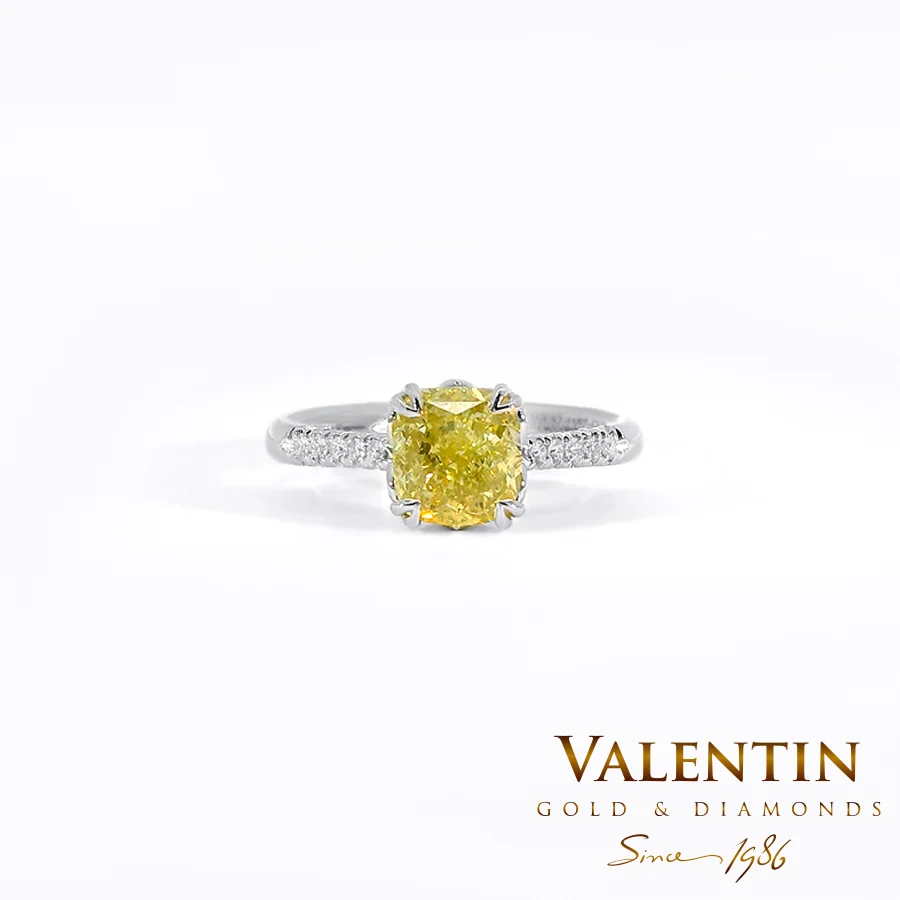Cushion FBGY Engagement Ring 4773 – white gold