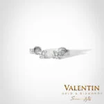 Gold Earrings 7595 – white gold
