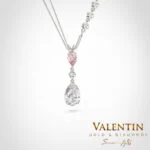 Pear with Diamond FVP Collection 6939- 1 7630-2 – white gold
