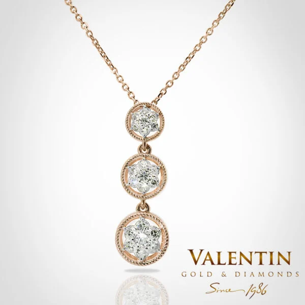 Shine like a star Gold Pendant 6959-2 – rose gold
