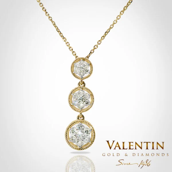 Shine like a star Gold Pendant 6959-2 – yellow gold