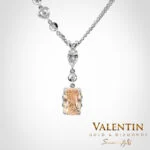 Pink Diamond Gold Pendant 6955-1