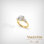Златен пръстен Brilliant Diamond Lab 4767 5