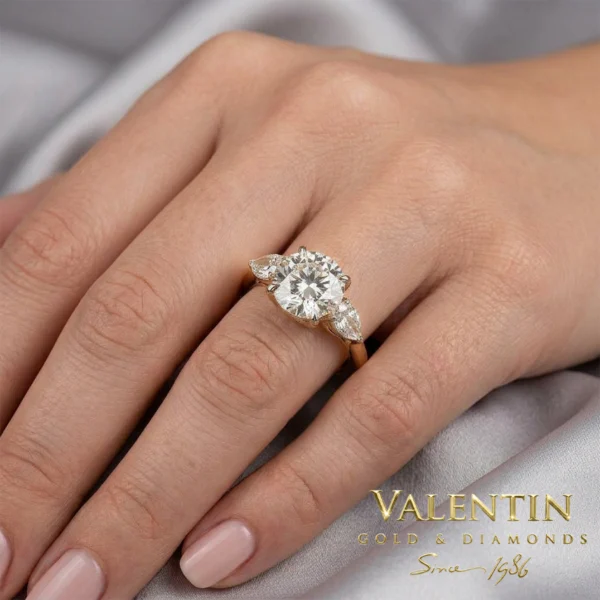 Златен пръстен Brilliant Diamond Lab 4767 - Image 2