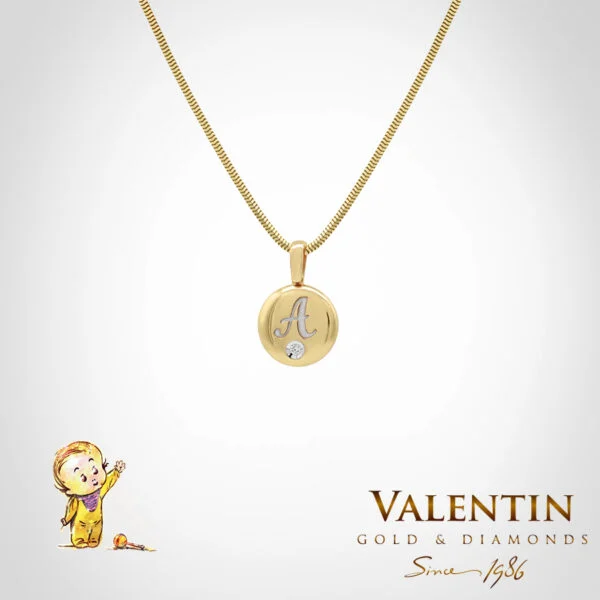 Children's Gold Pendant 6809 – yellow gold