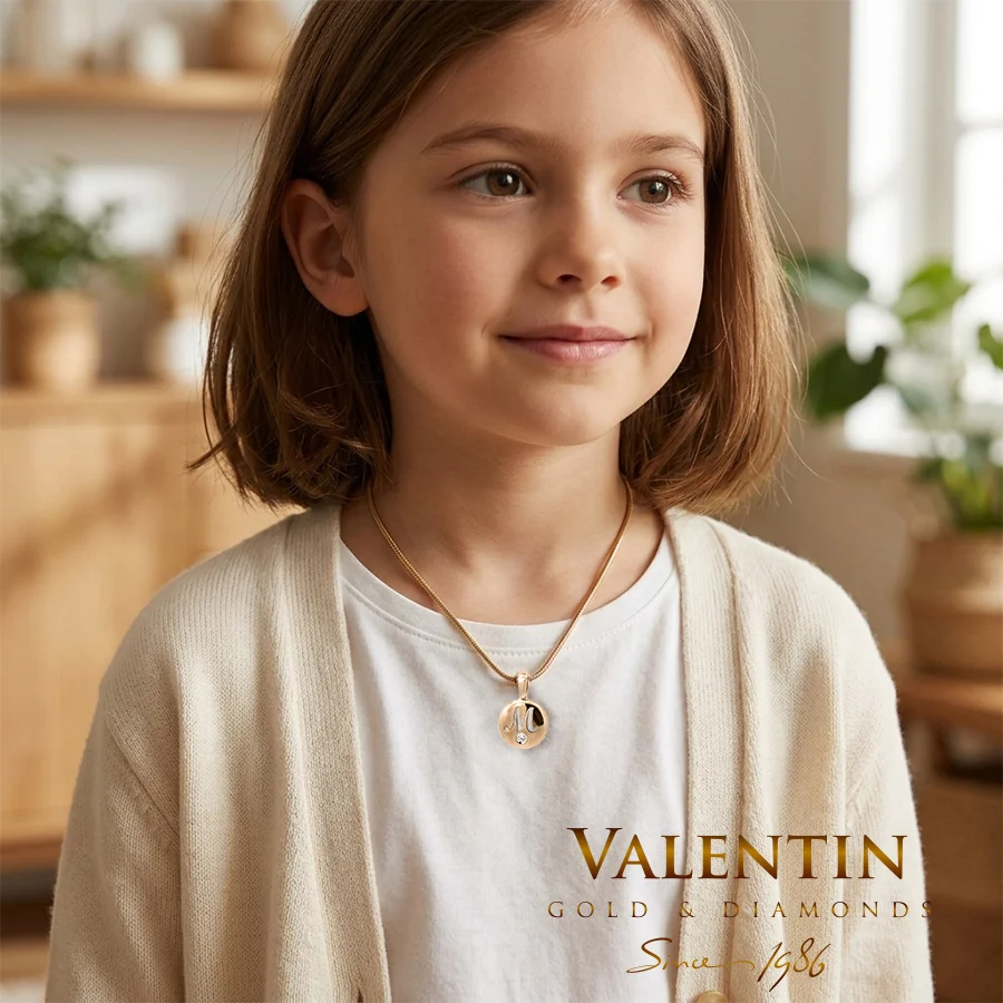 Children's Gold Pendant 6809