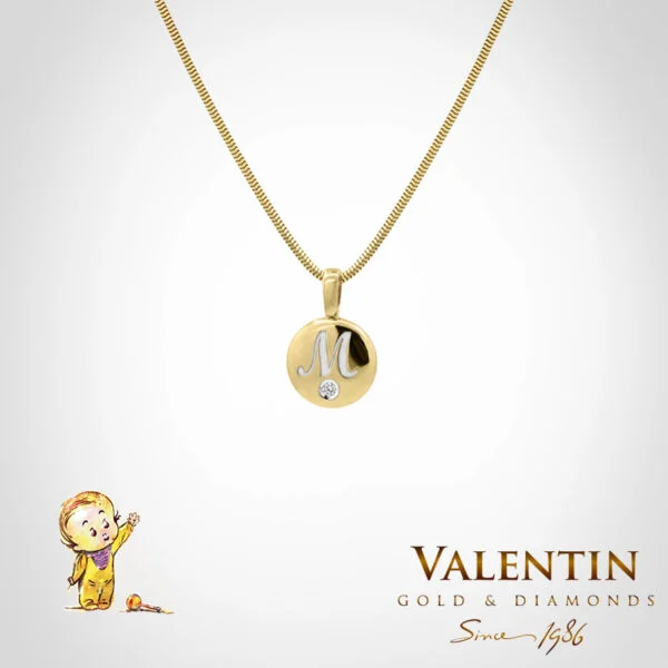 Children's Gold Pendant 6809 – yellow gold