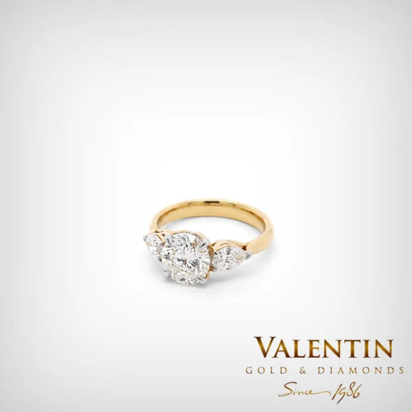 Златен пръстен Brilliant Diamond Lab 4767 - Image 3