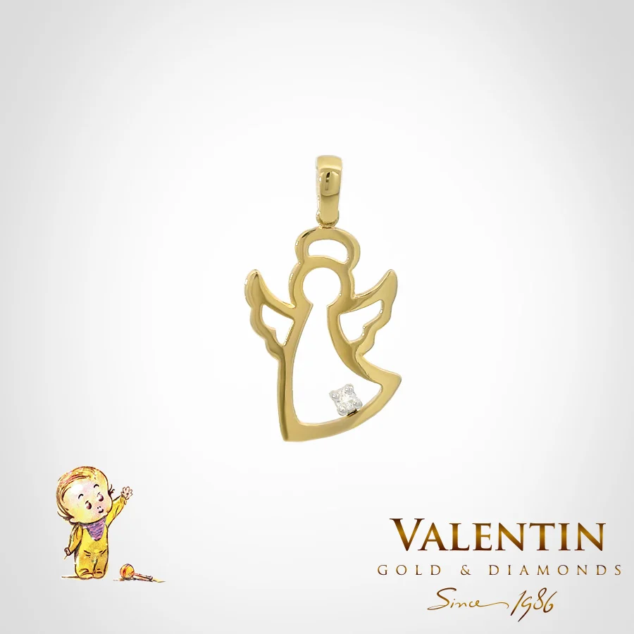 Children's Gold Pendant 6376 – yellow gold