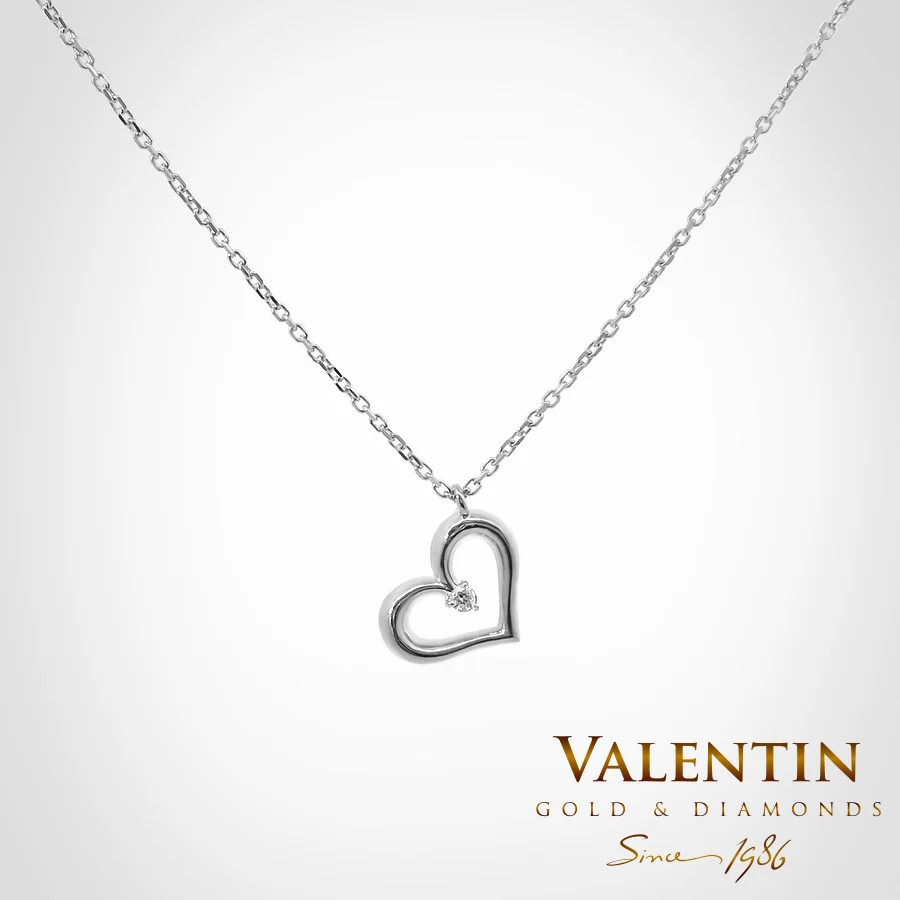 Gold Pendant 6844 – white gold
