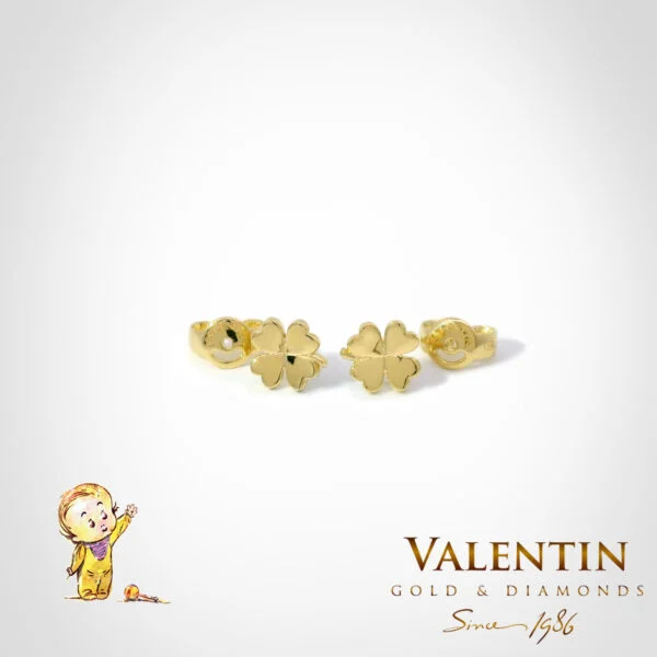 Children's Gold Earrings 7369 – yellow gold