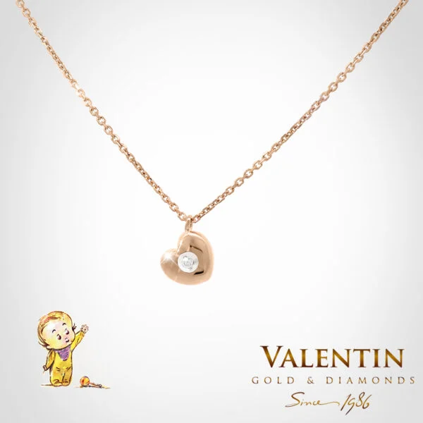 Children's Gold Pendant 6756 – rose gold