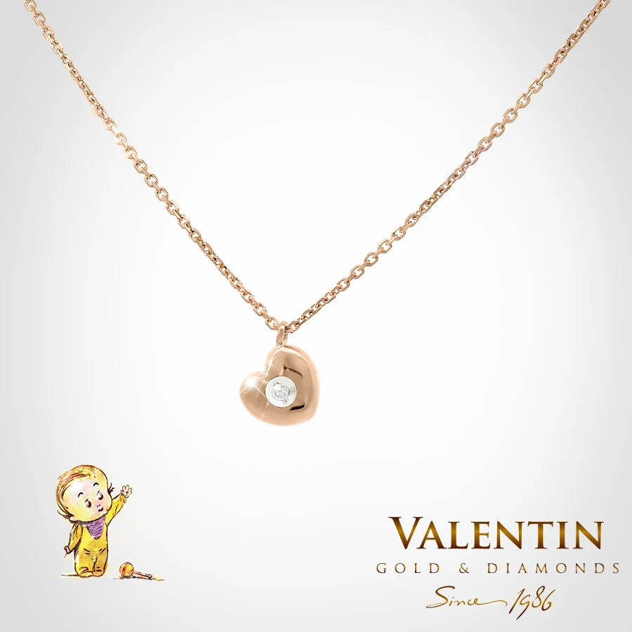 Children's Gold Pendant 6756 – rose gold