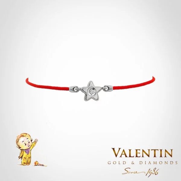Children's Gold Bracelet 8187 – white gold