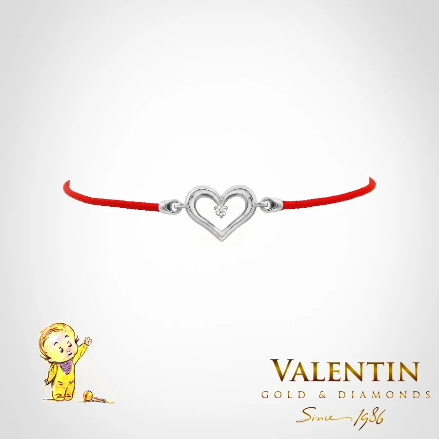 Children's Gold Bracelet 8266 – white gold