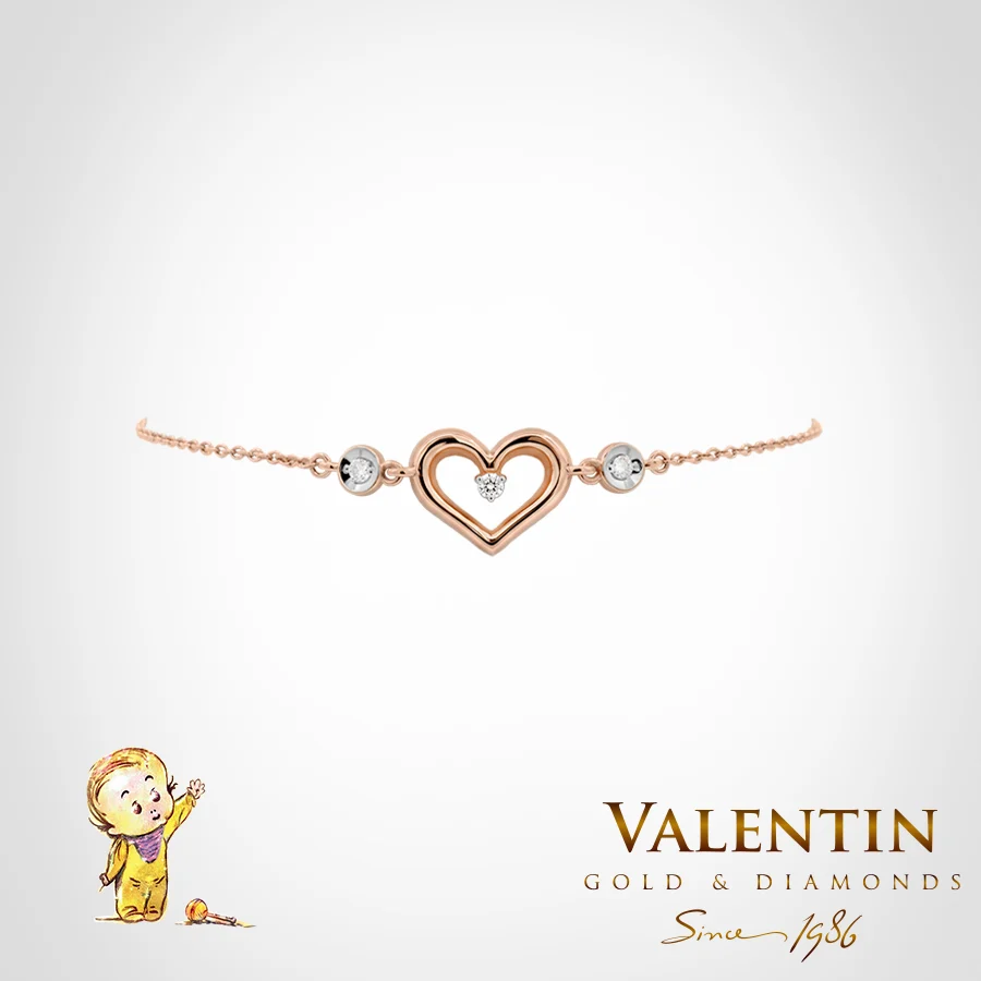 Children's Gold Bracelet 8301-2 – rose gold