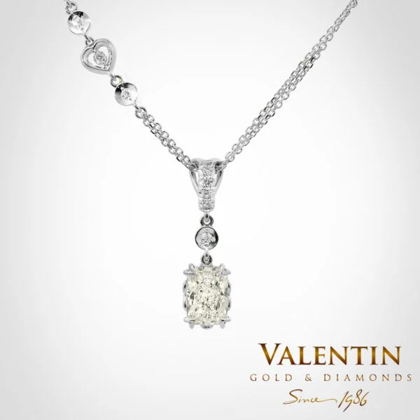 Light Radiant Gold Pendant 6957 – white gold