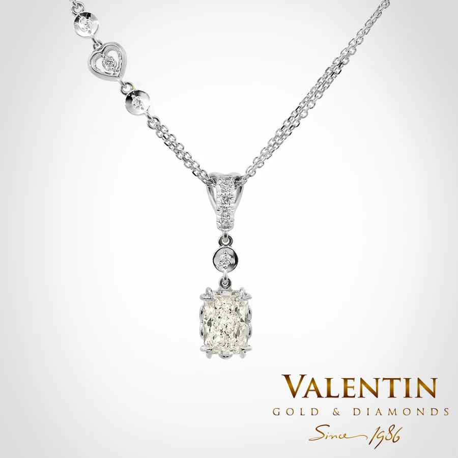 Light Radiant Gold Pendant 6957 – white gold
