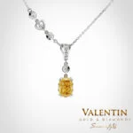 Yellow Radiant Gold Pendant 6957