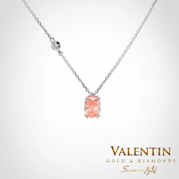 Pink Radiant Gold Pendant 6960