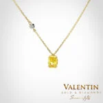 Yellow Radiant Gold Pendant 6960