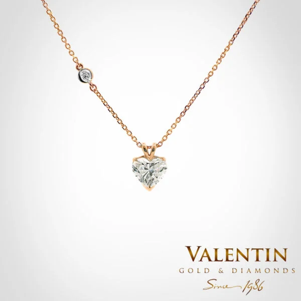 Light Heart Gold Pendant 6961 – rose gold