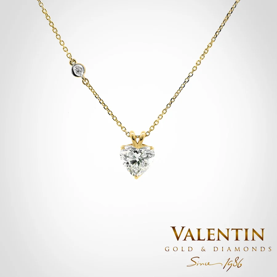 Light Heart Gold Pendant 6961 – yellow gold