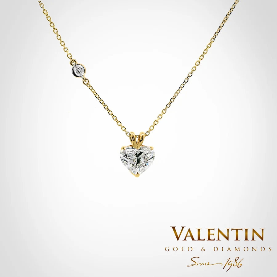 Light Heart Gold Pendant 6961 – yellow gold