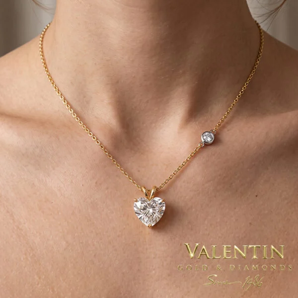 Light Heart Gold Pendant 6961 – yellow gold