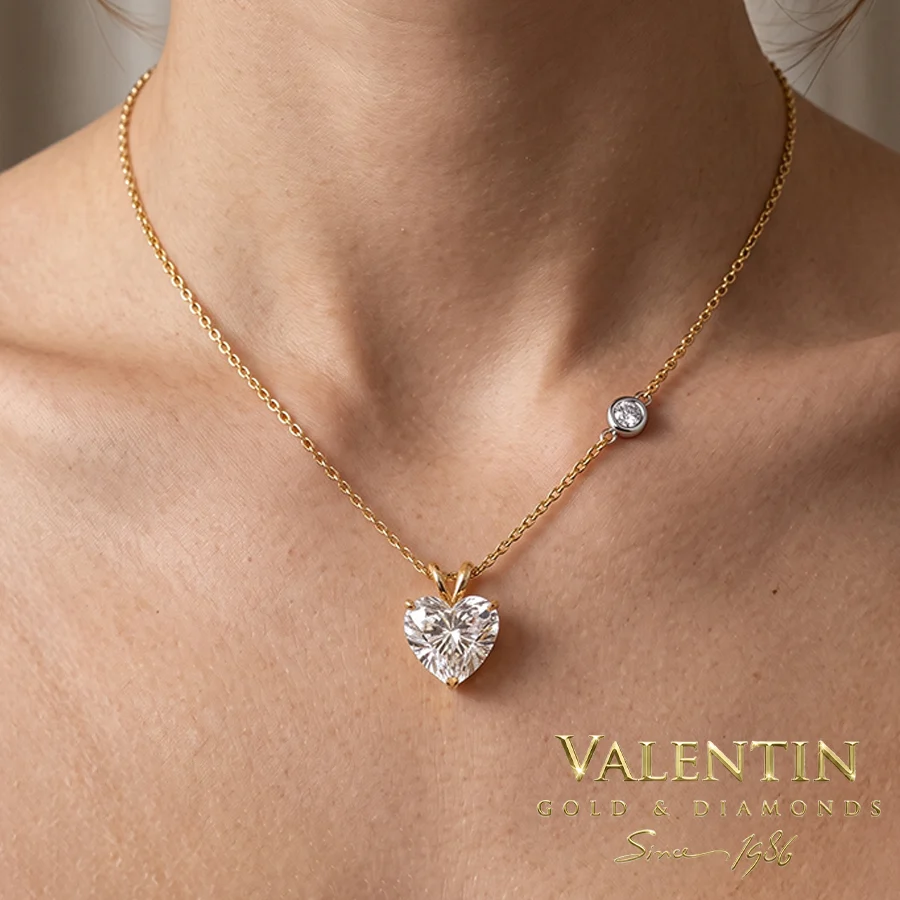 Light Heart Gold Pendant 6961 – yellow gold