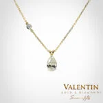 Light Pear Gold Pendant 6962 – yellow gold