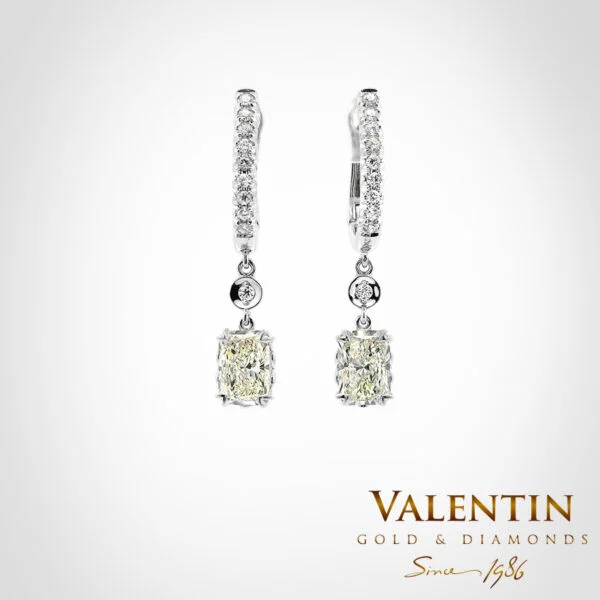 Light Radiant Gold Earrings 7631 – white gold