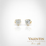 Light Heart Gold Earrings 7634 – yellow gold