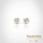 Light Heart Gold Earrings 7634 – yellow gold
