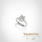 Light Radiant Engagement Ring 4775-2-5 – white gold