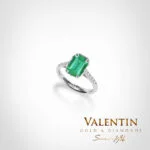Green Adore Engagement Ring 4775-2-5 – white gold