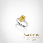 Yellow Radiant Engagement Ring 4775-2-5