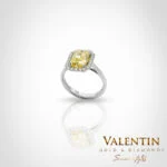 Годежен пръстен Yellow Diamond Lab 4776