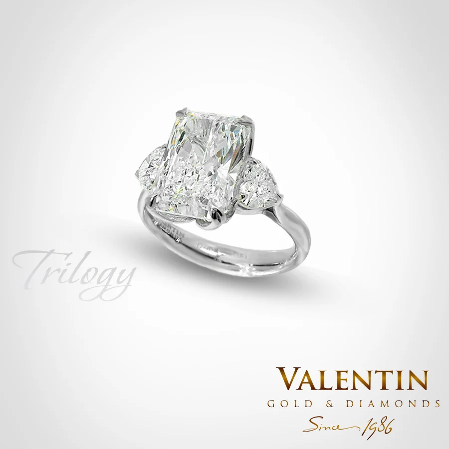 Radiant Lab Gold Ring 4766-3 – white gold