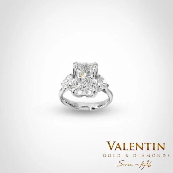 Radiant Lab Gold Ring 4766-3 – white gold