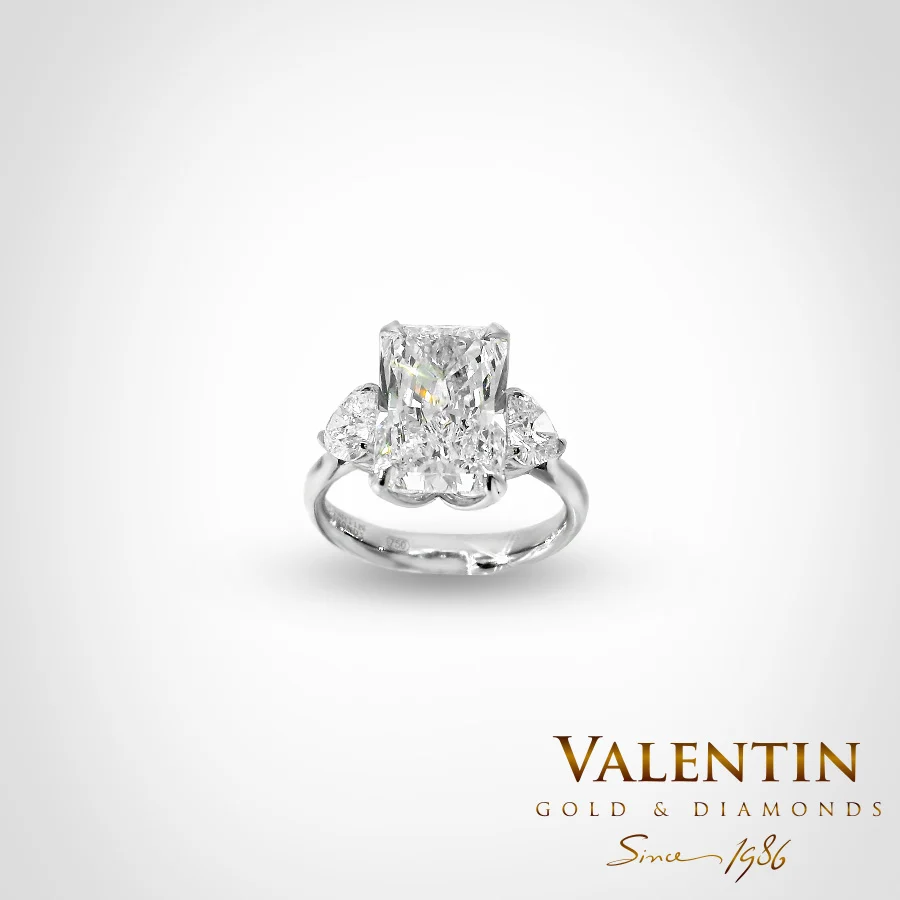 Radiant Lab Gold Ring 4766-3 – white gold