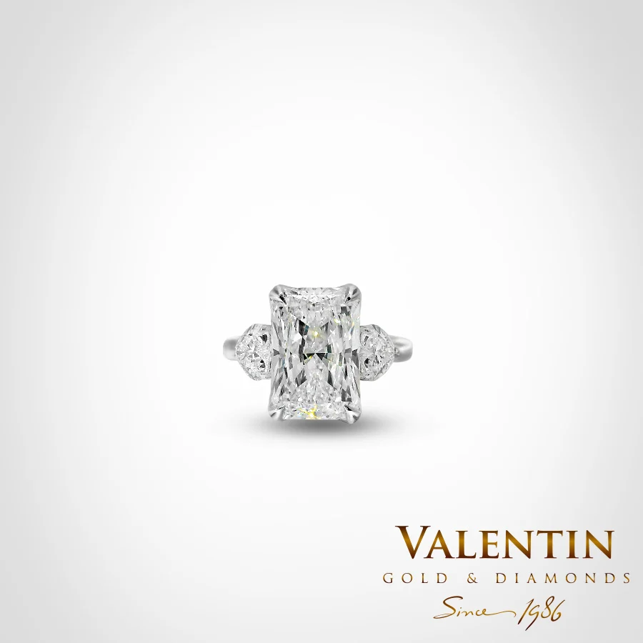 Radiant Lab Gold Ring 4766-3 – white gold