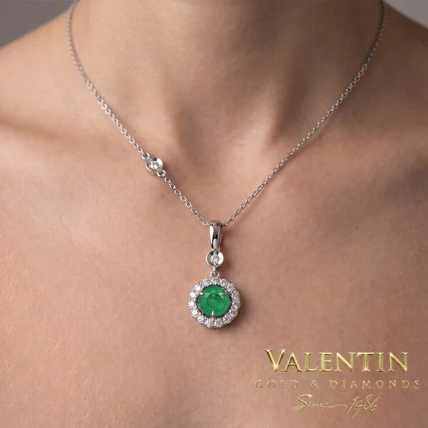 Златен медальон Emerald 6964