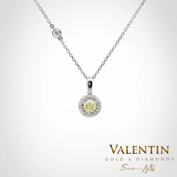 Златен медальон Yellow Diamond 6964