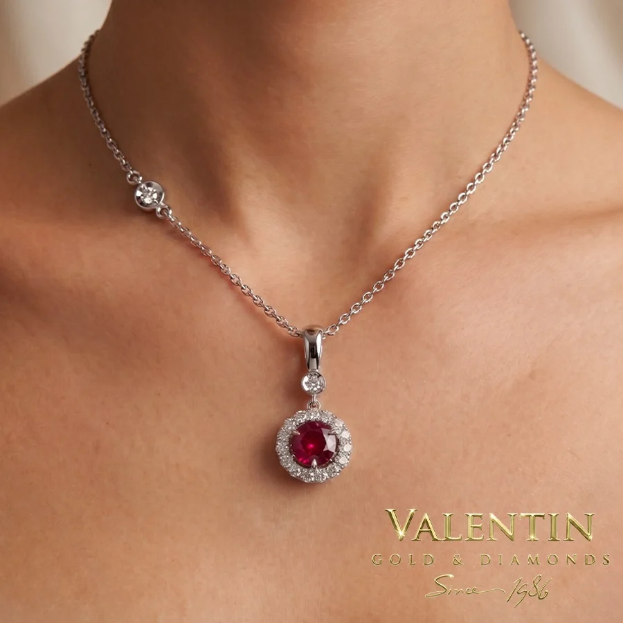 Ruby Gold Pendant 6964