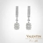 Radiant Lab Gold Earrings 7628-3 – white gold