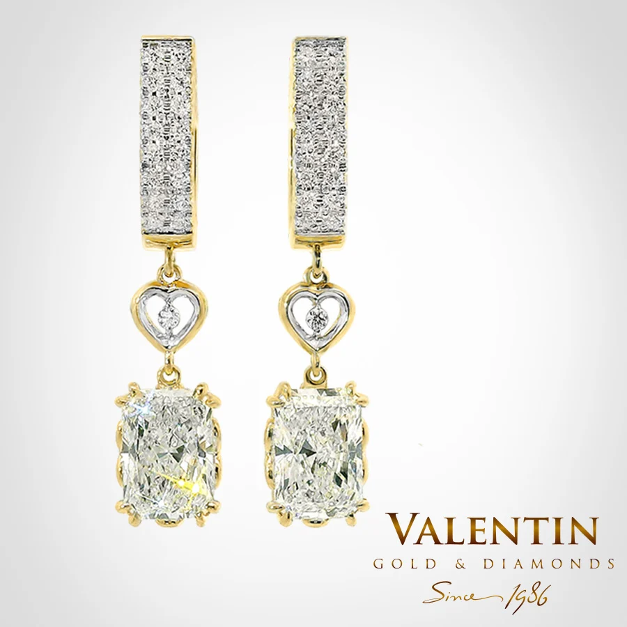 Radiant Lab Gold Earrings 7628-2 – yellow gold